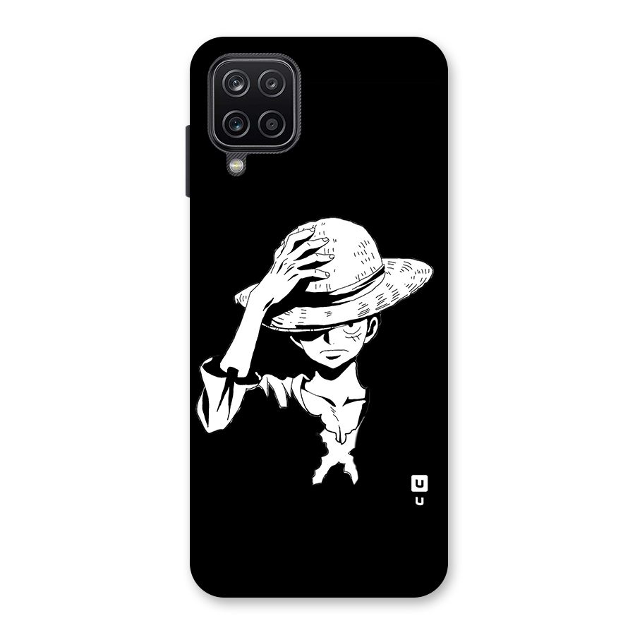 Anime One Piece Luffy Silhouette Back Case for Galaxy A12