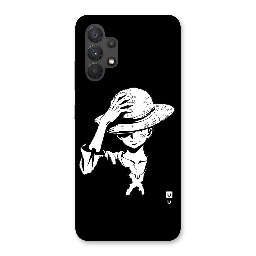 Anime One Piece Luffy Silhouette Back Case for Galaxy A32