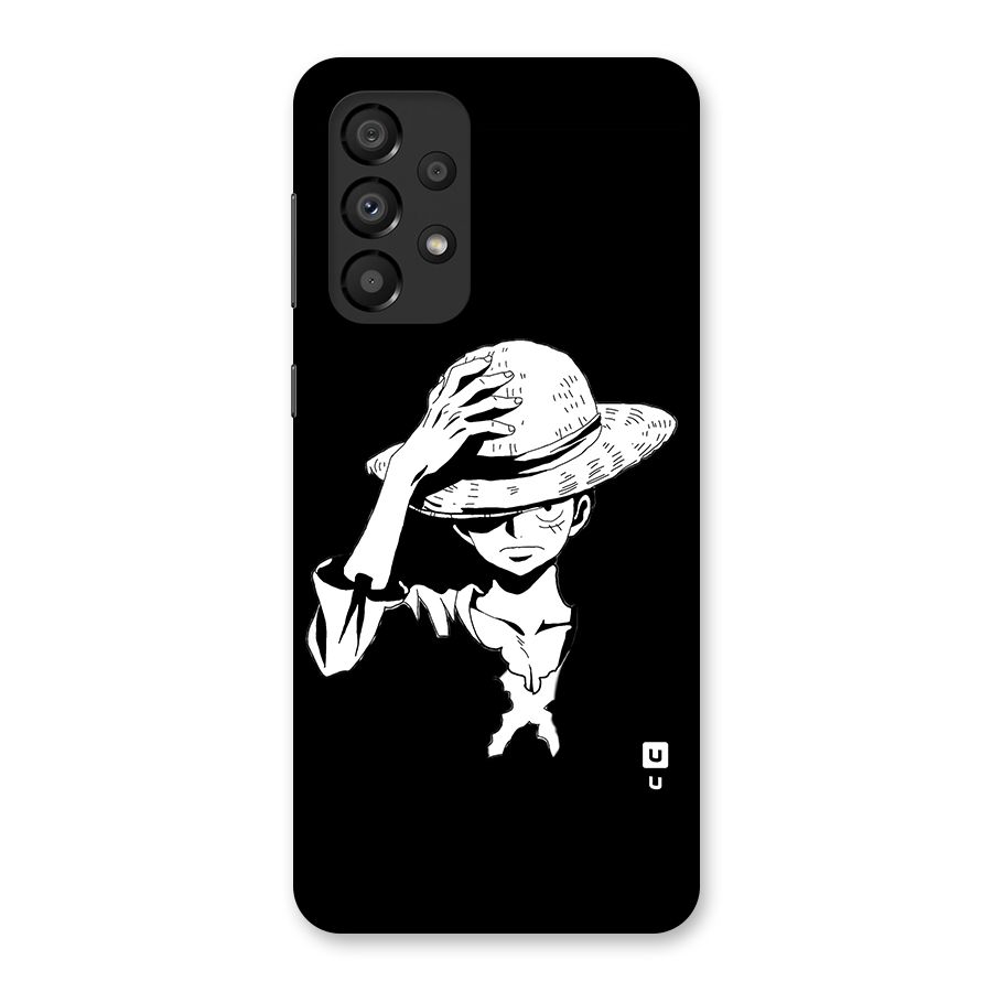 Anime One Piece Luffy Silhouette Back Case for Galaxy A33 5G