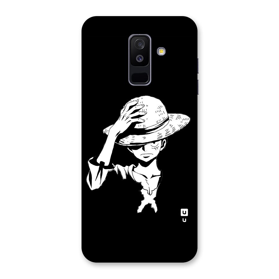 Anime One Piece Luffy Silhouette Back Case for Galaxy A6 Plus