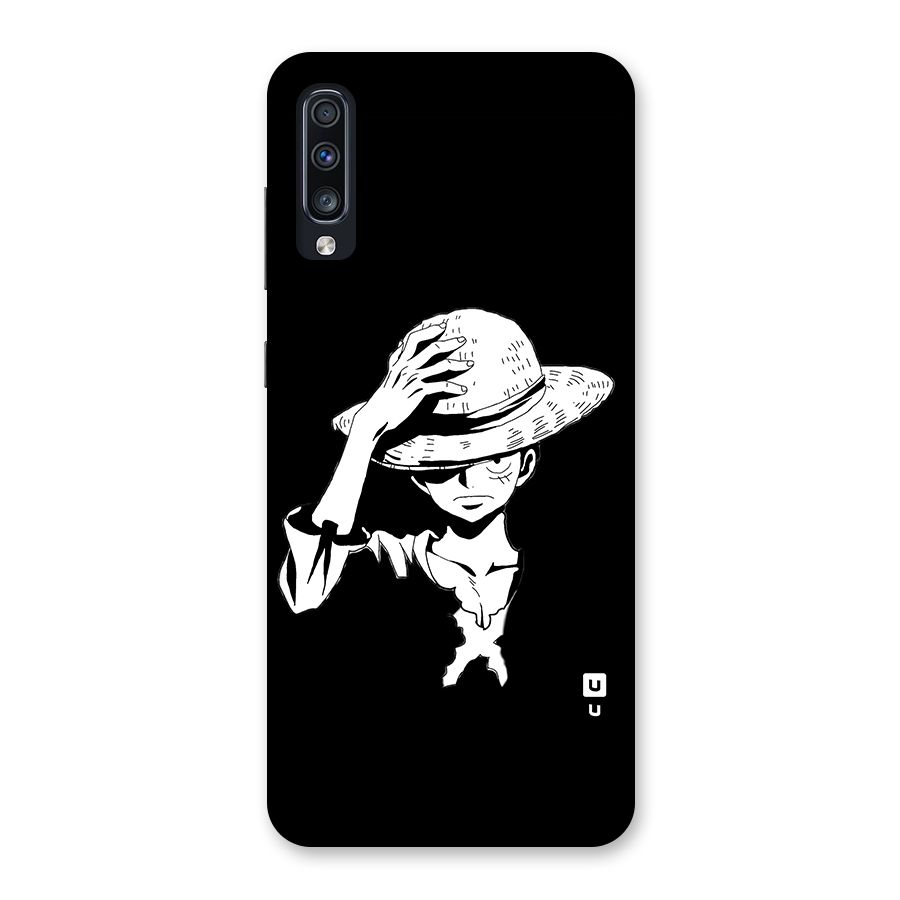 Anime One Piece Luffy Silhouette Back Case for Galaxy A70