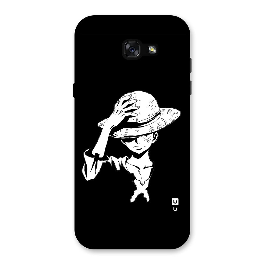 Anime One Piece Luffy Silhouette Back Case for Galaxy A7 (2017)