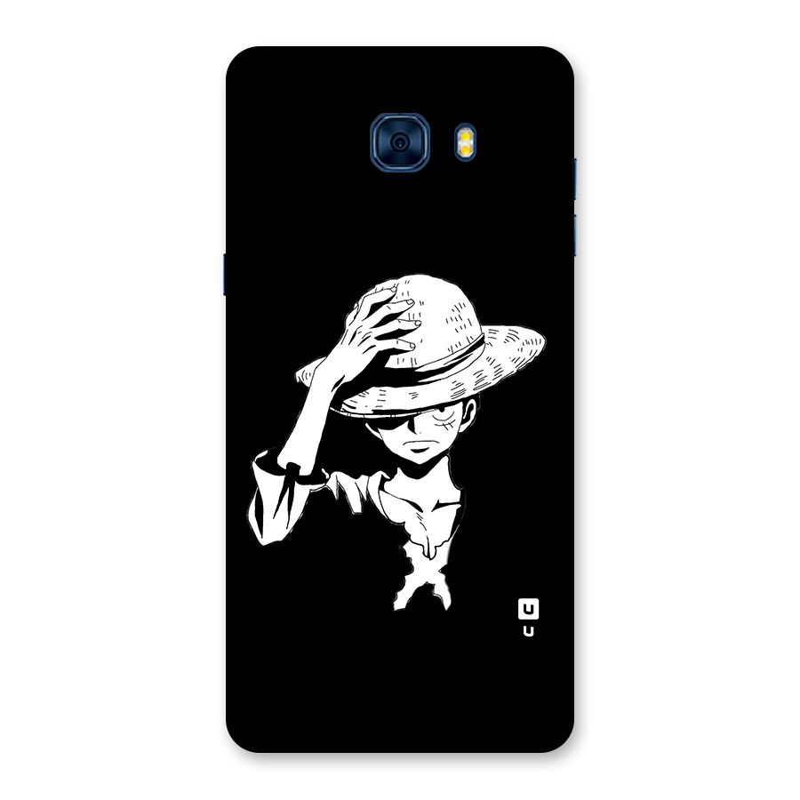 Anime One Piece Luffy Silhouette Back Case for Galaxy C7 Pro