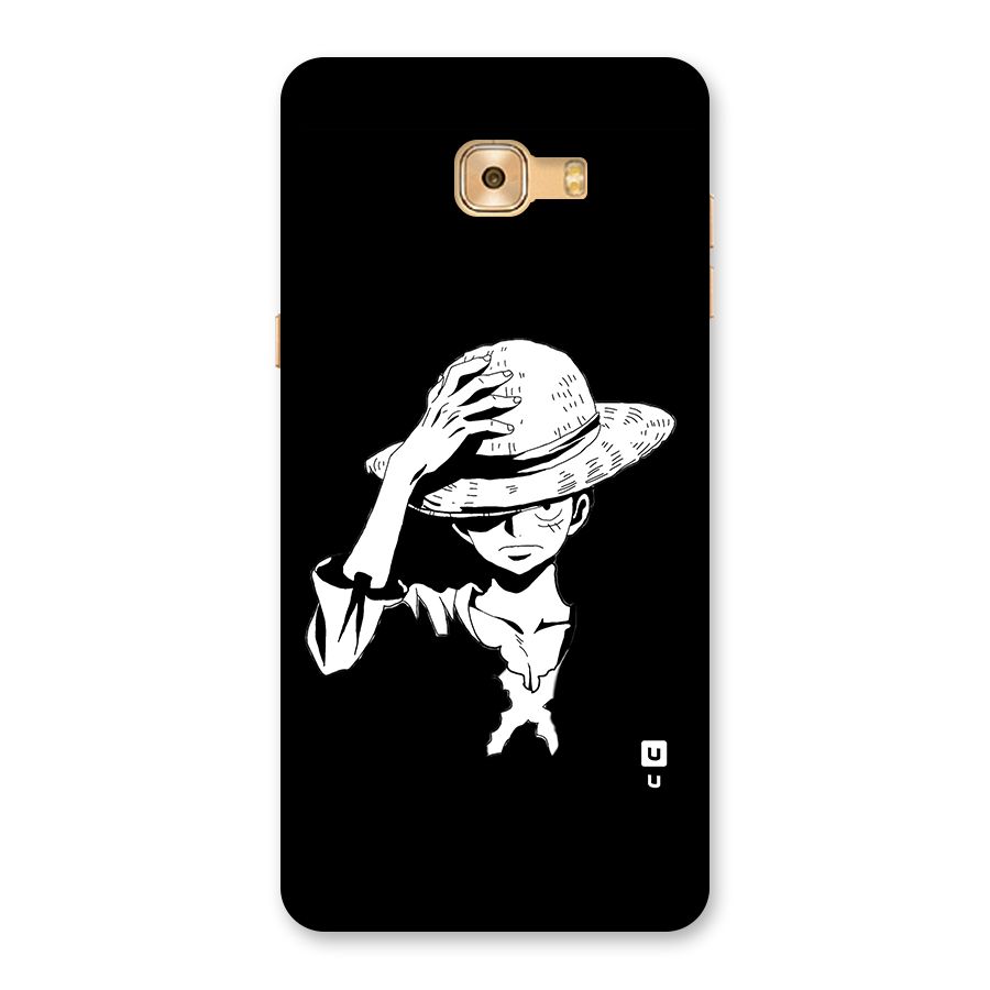 Anime One Piece Luffy Silhouette Back Case for Galaxy C9 Pro