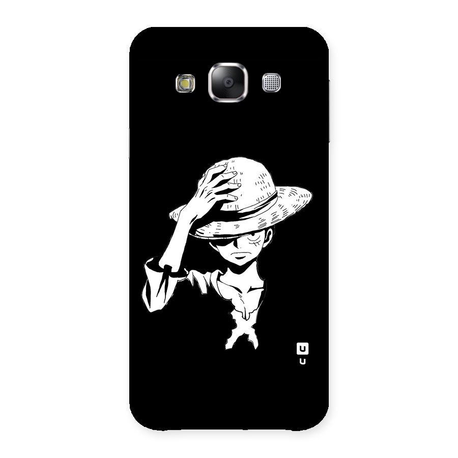 Anime One Piece Luffy Silhouette Back Case for Galaxy E5
