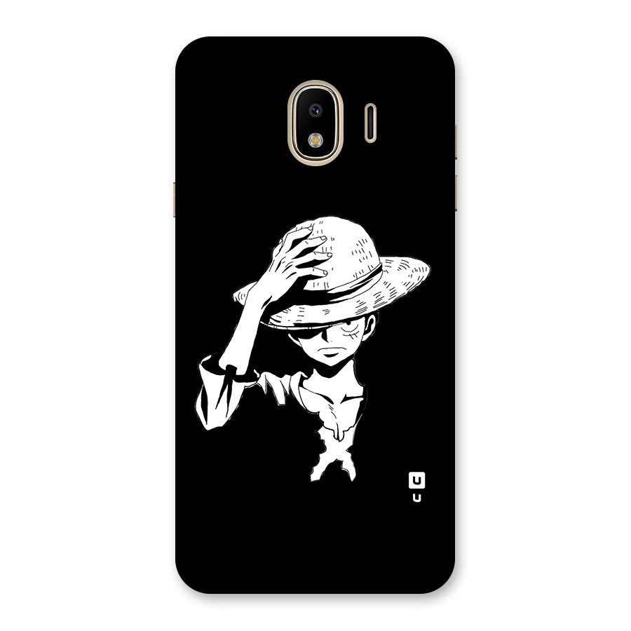 Anime One Piece Luffy Silhouette Back Case for Galaxy J4
