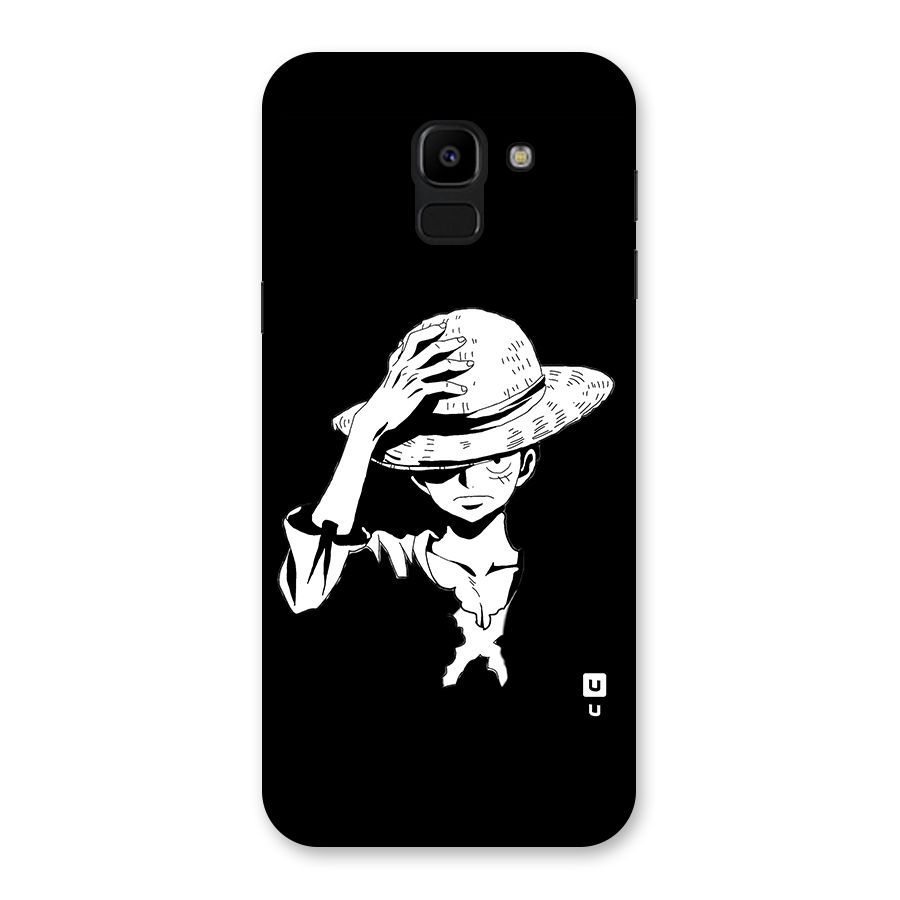 Anime One Piece Luffy Silhouette Back Case for Galaxy J6