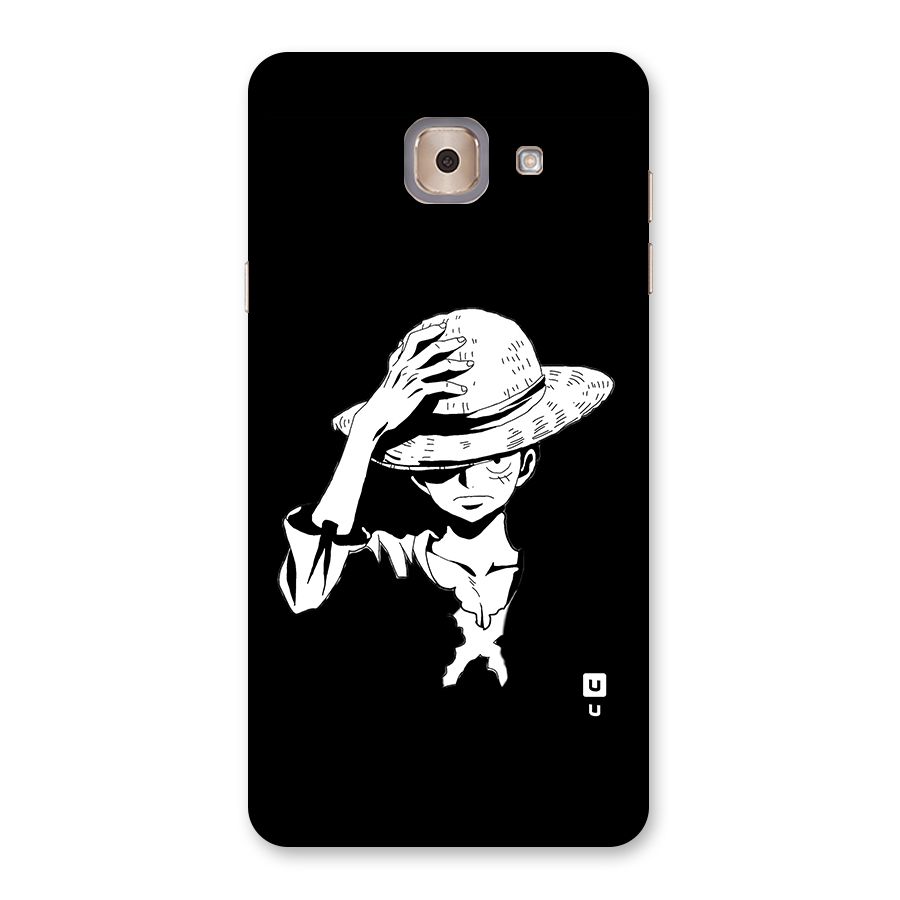 Anime One Piece Luffy Silhouette Back Case for Galaxy J7 Max