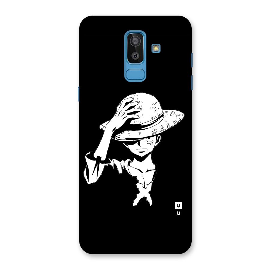 Anime One Piece Luffy Silhouette Back Case for Galaxy J8