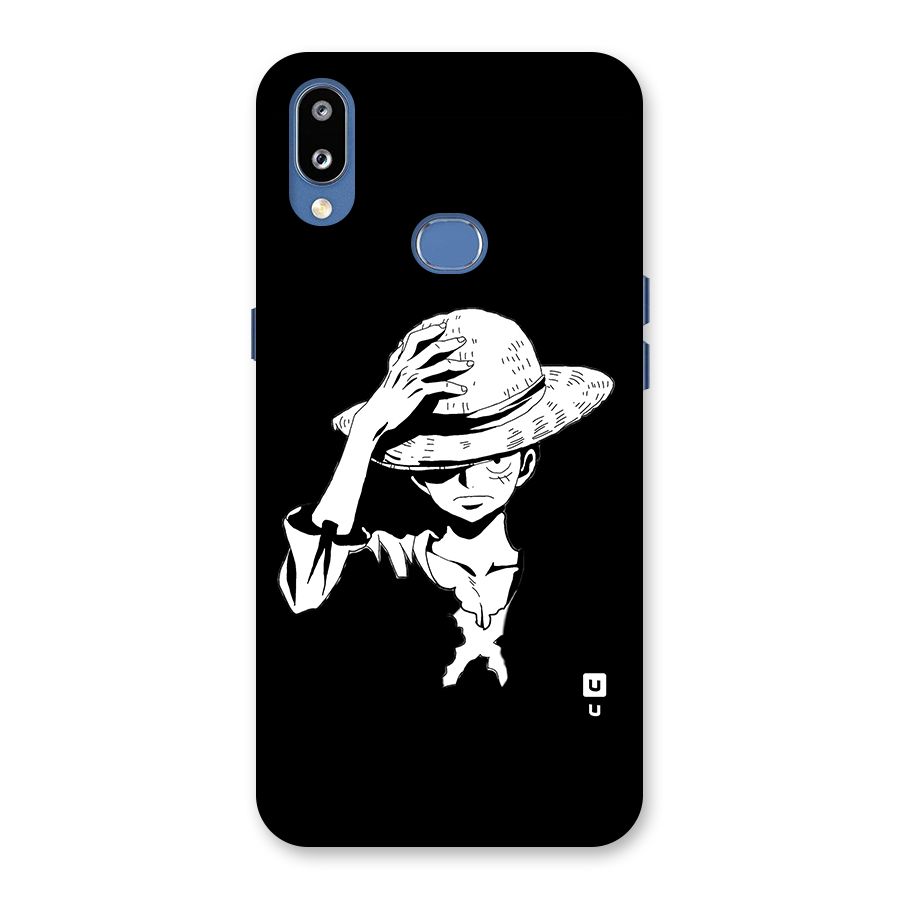 Anime One Piece Luffy Silhouette Back Case for Galaxy M01s