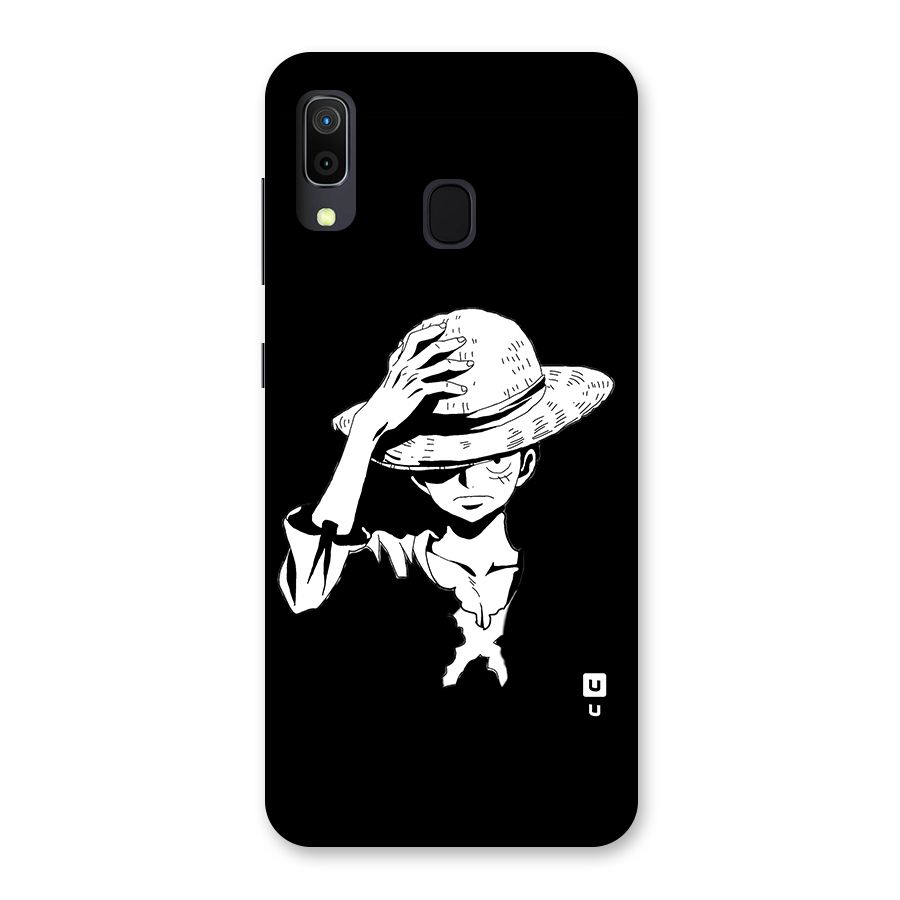 Anime One Piece Luffy Silhouette Back Case for Galaxy M10s