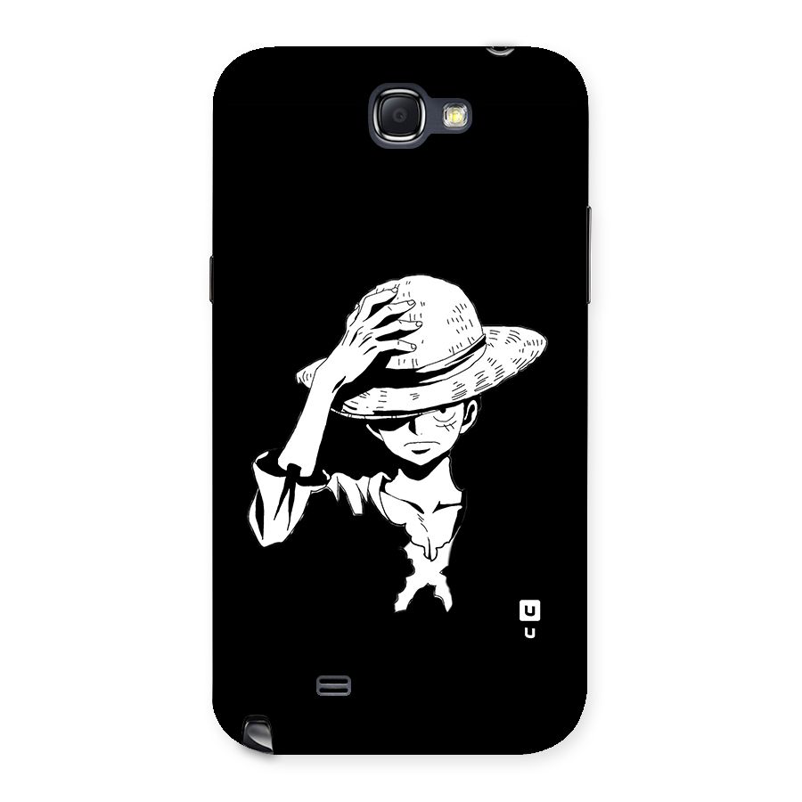 Anime One Piece Luffy Silhouette Back Case for Galaxy Note 2