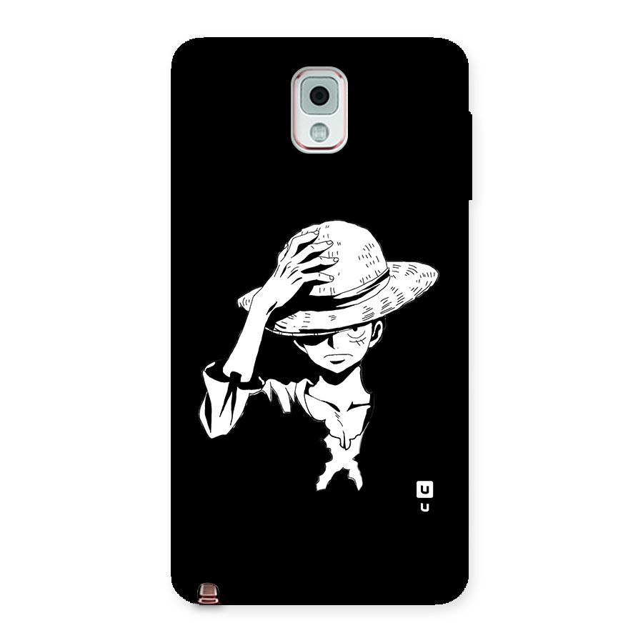 Anime One Piece Luffy Silhouette Back Case for Galaxy Note 3