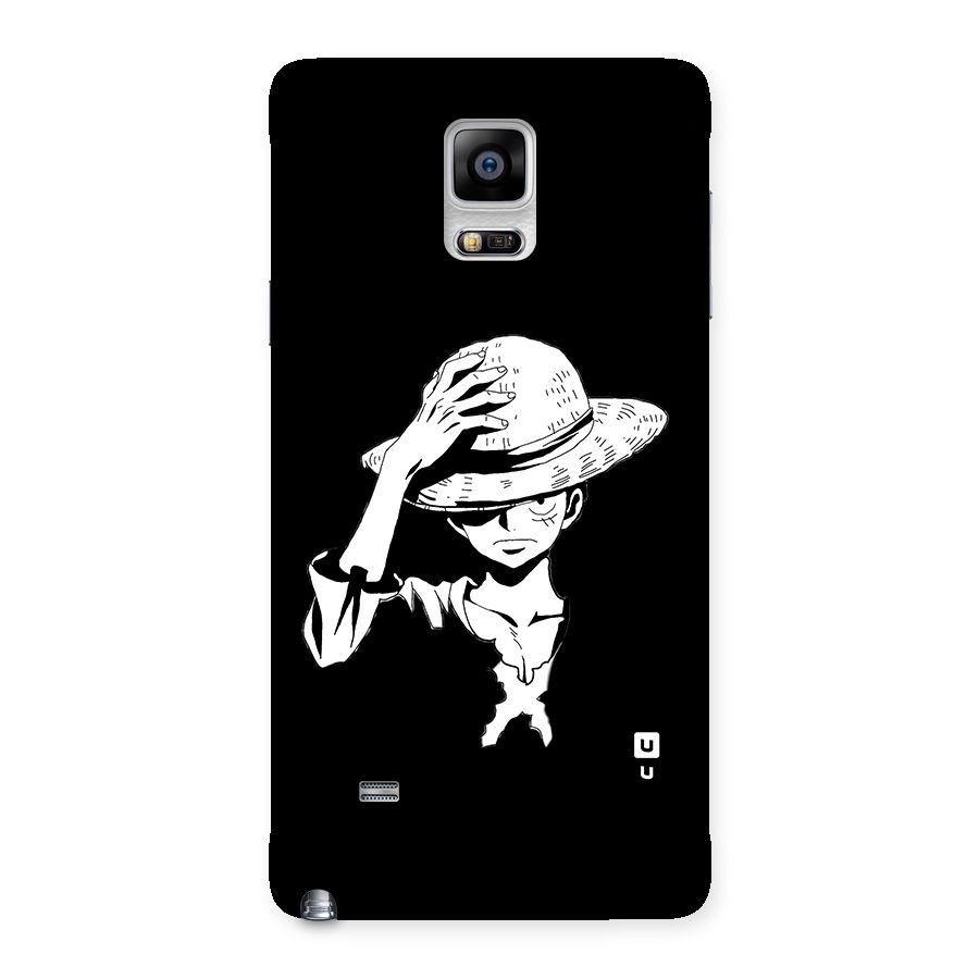 Anime One Piece Luffy Silhouette Back Case for Galaxy Note 4