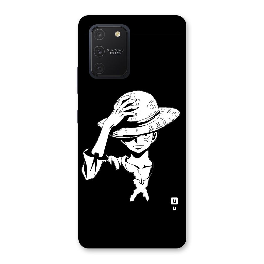 Anime One Piece Luffy Silhouette Back Case for Galaxy S10 Lite