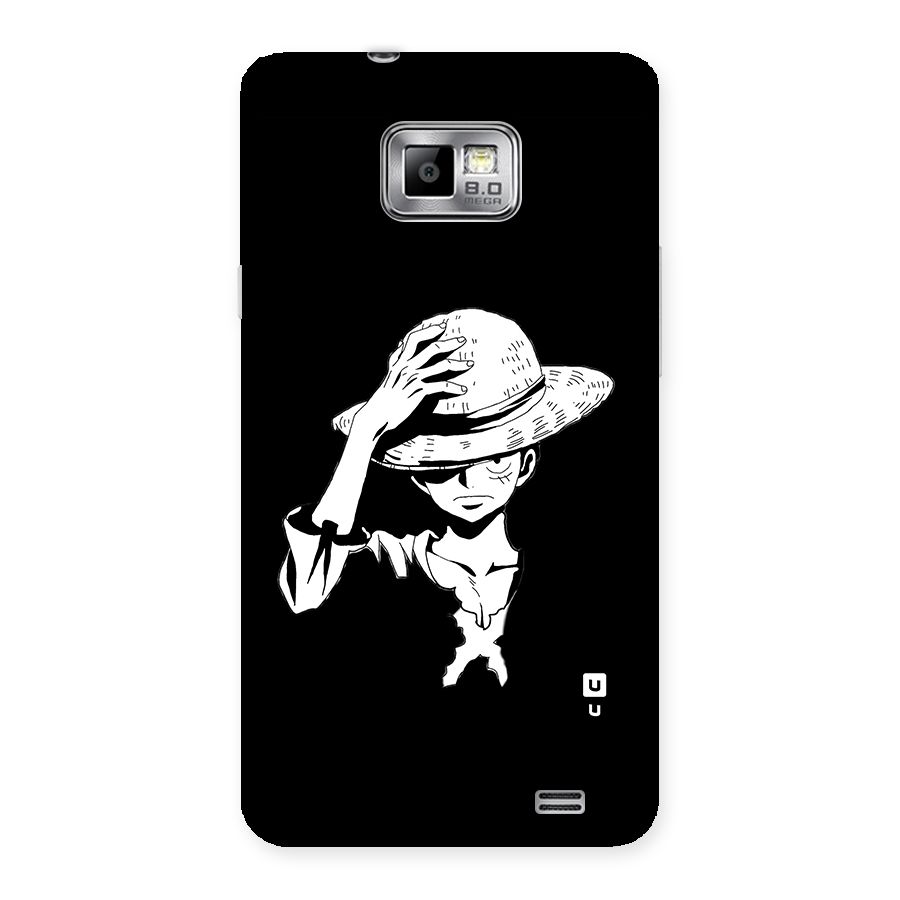 Anime One Piece Luffy Silhouette Back Case for Galaxy S2