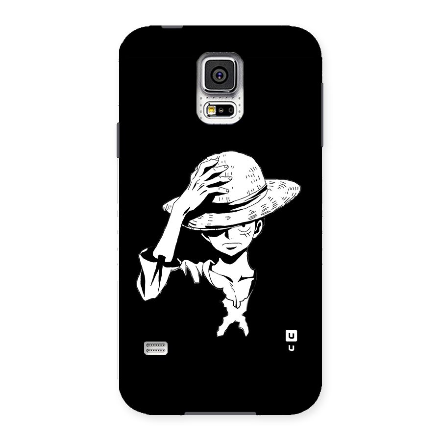 Anime One Piece Luffy Silhouette Back Case for Galaxy S5