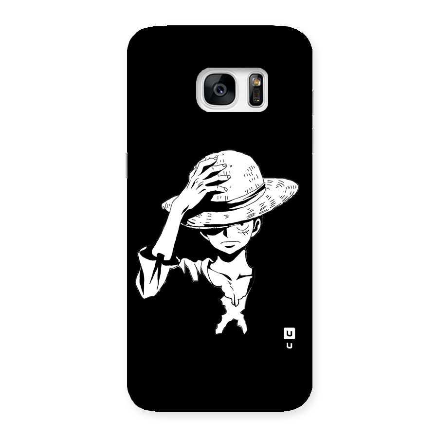 Anime One Piece Luffy Silhouette Back Case for Galaxy S7 Edge