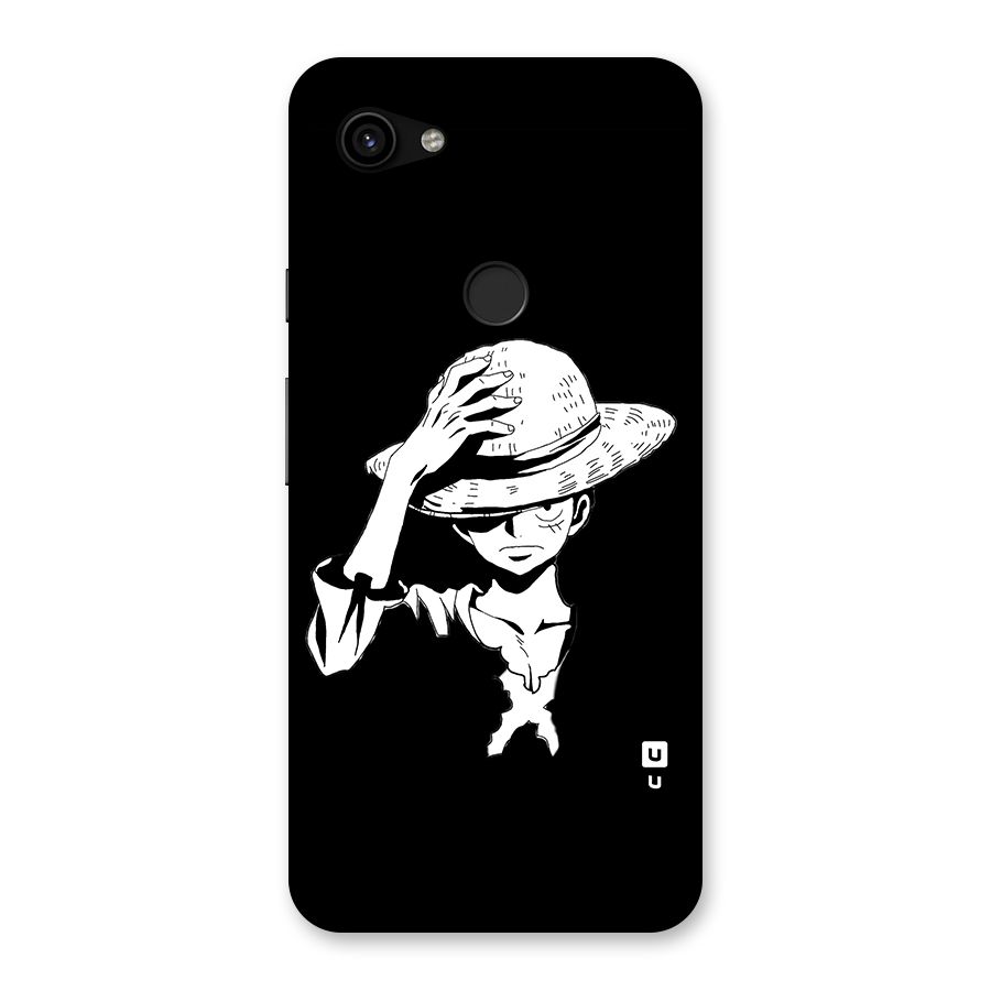 Anime One Piece Luffy Silhouette Back Case for Google Pixel 3a XL