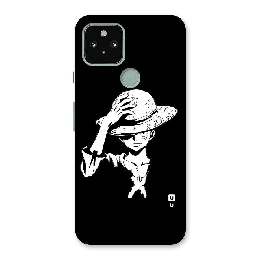 Anime One Piece Luffy Silhouette Back Case for Google Pixel 5