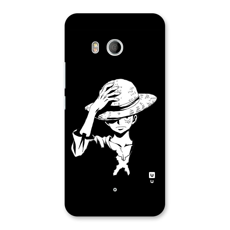Anime One Piece Luffy Silhouette Back Case for HTC U11