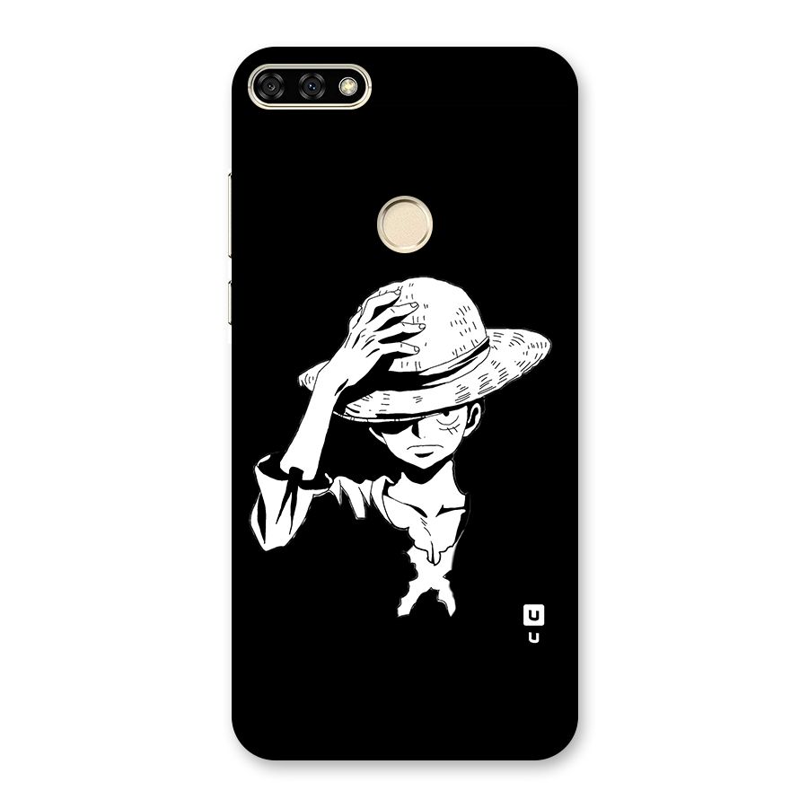 Anime One Piece Luffy Silhouette Back Case for Honor 7A