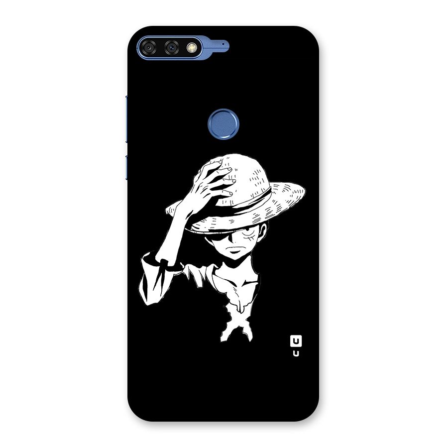 Anime One Piece Luffy Silhouette Back Case for Honor 7C