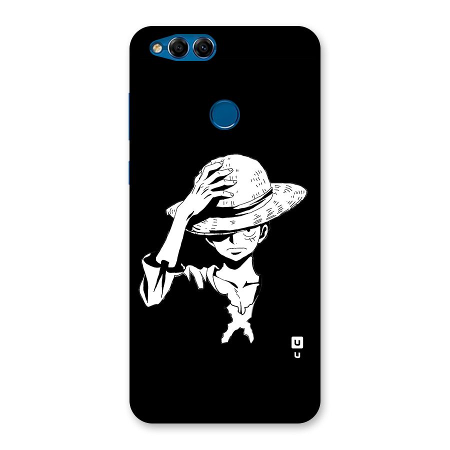 Anime One Piece Luffy Silhouette Back Case for Honor 7X