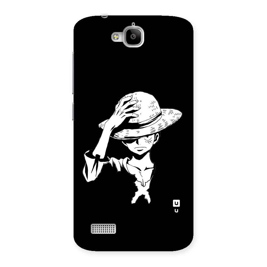 Anime One Piece Luffy Silhouette Back Case for Honor Holly