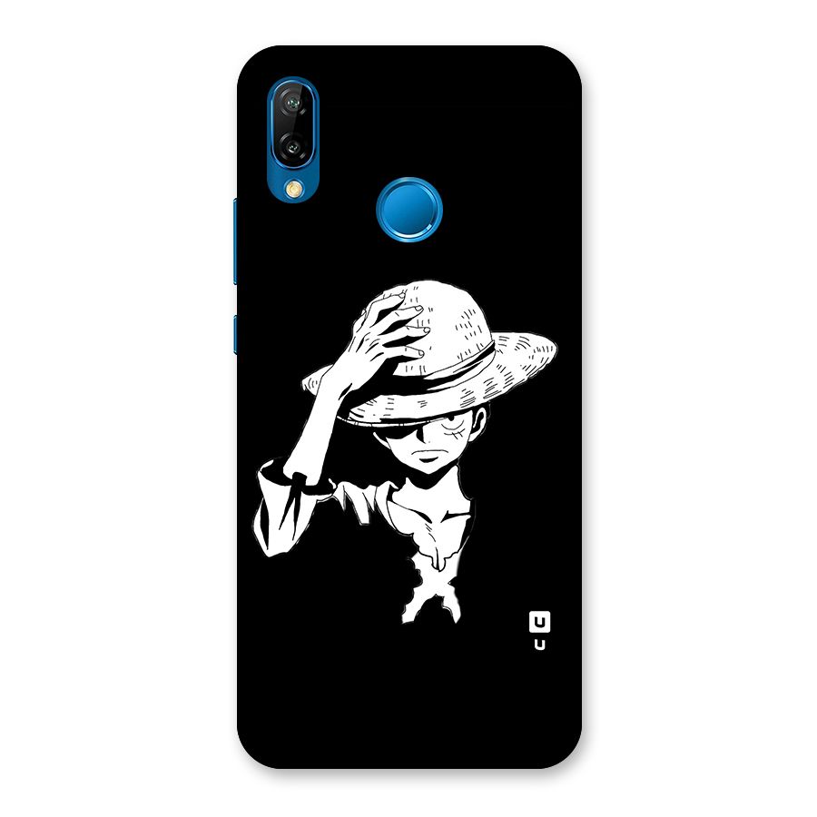 Anime One Piece Luffy Silhouette Back Case for Huawei P20 Lite