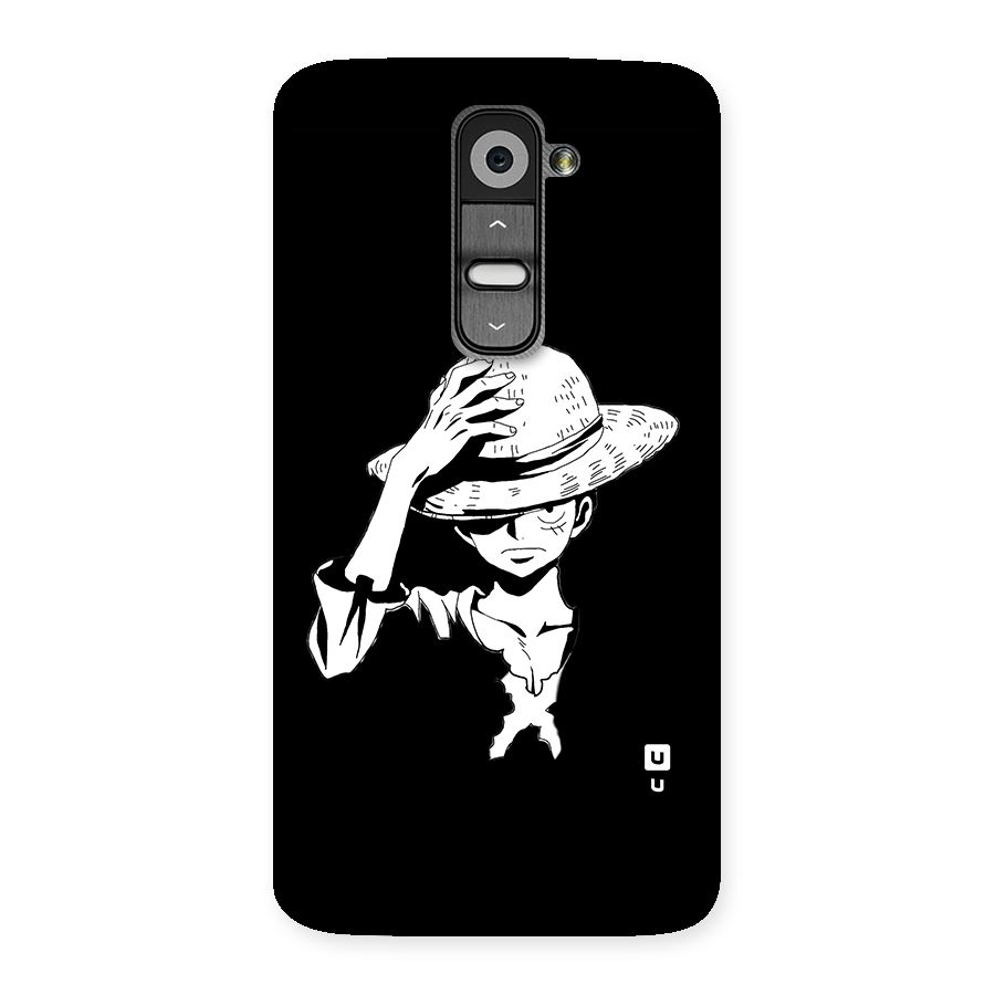 Anime One Piece Luffy Silhouette Back Case for LG G2