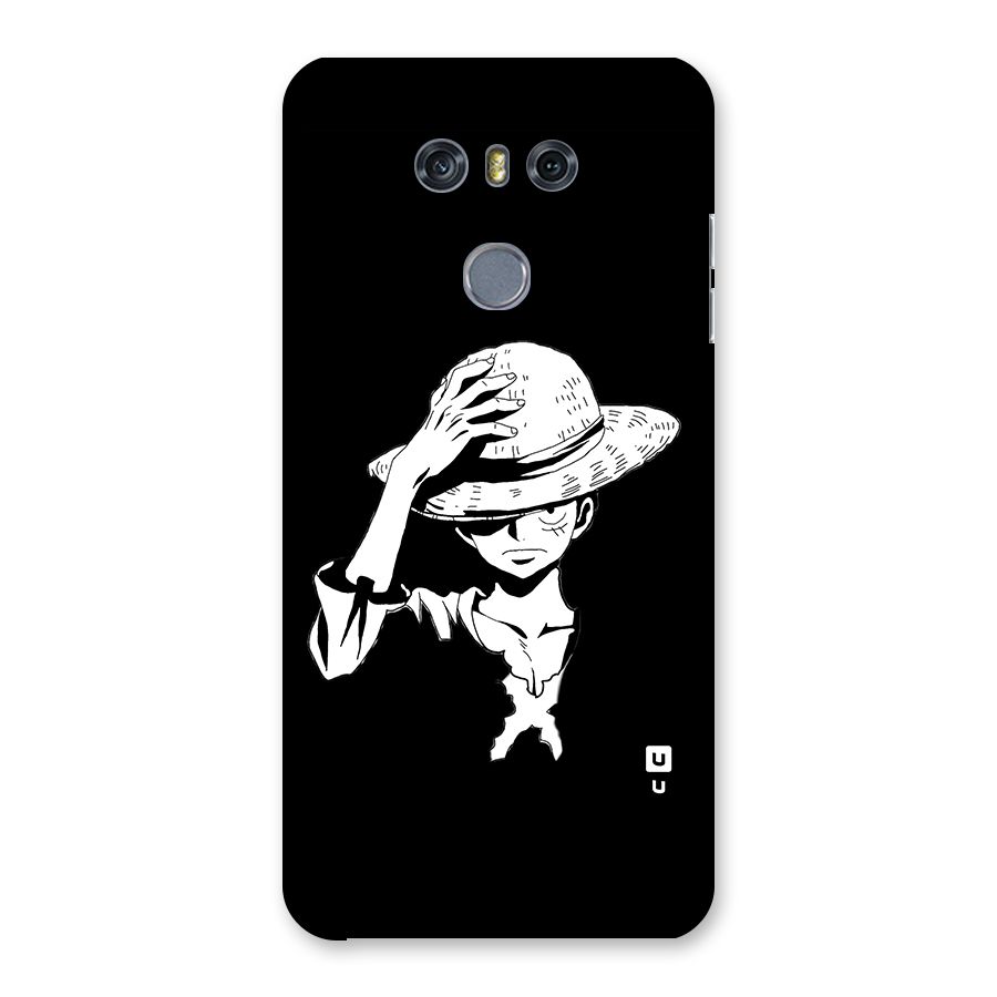 Anime One Piece Luffy Silhouette Back Case for LG G6