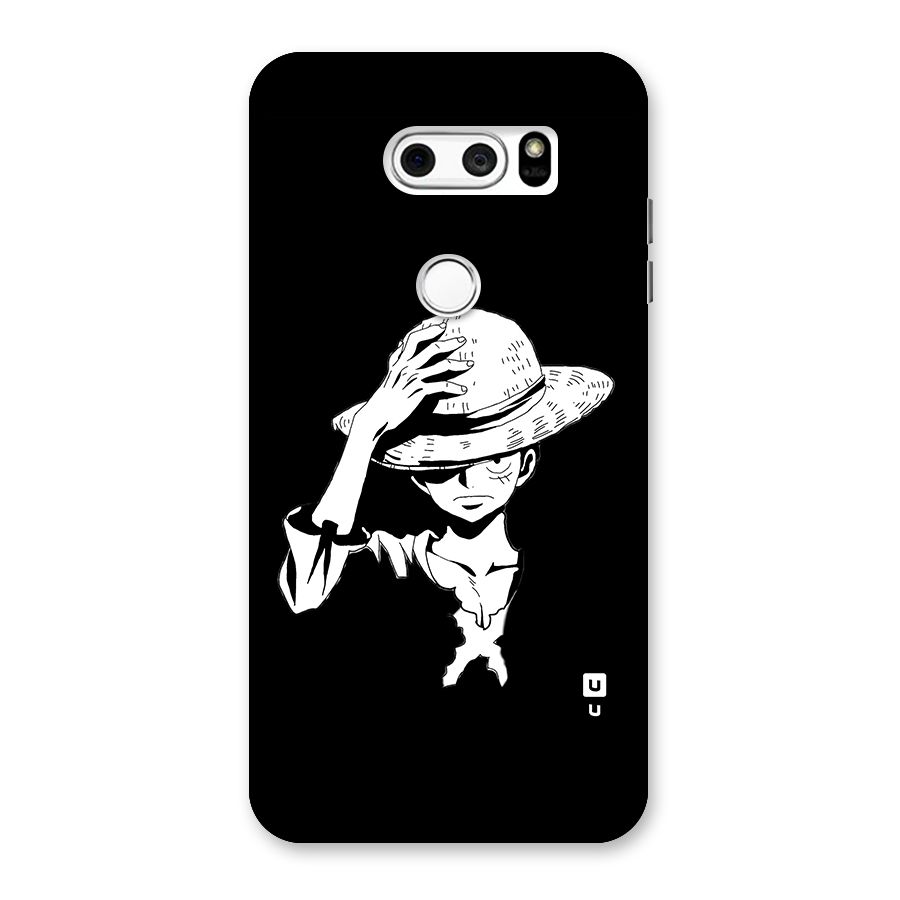 Anime One Piece Luffy Silhouette Back Case for LG V30