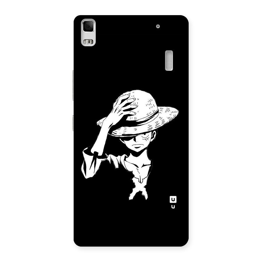 Anime One Piece Luffy Silhouette Back Case for Lenovo A7000