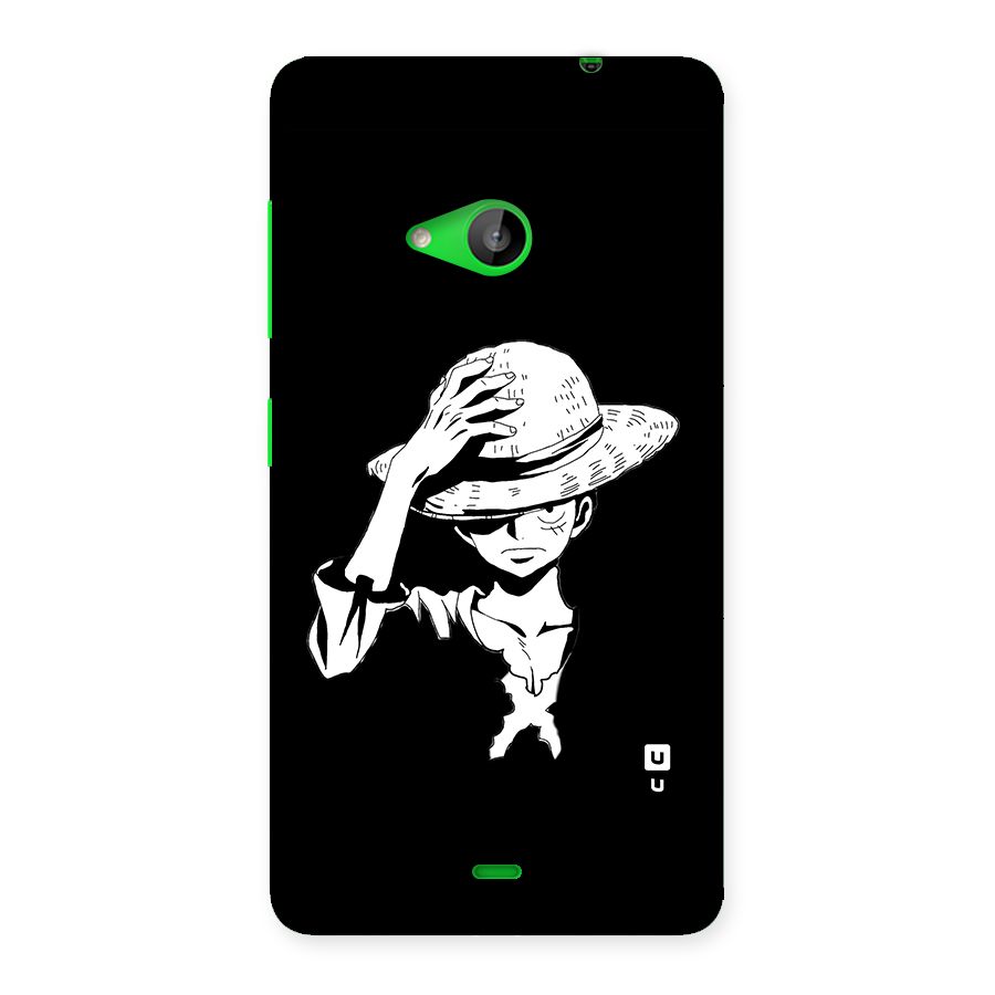 Anime One Piece Luffy Silhouette Back Case for Lumia 535
