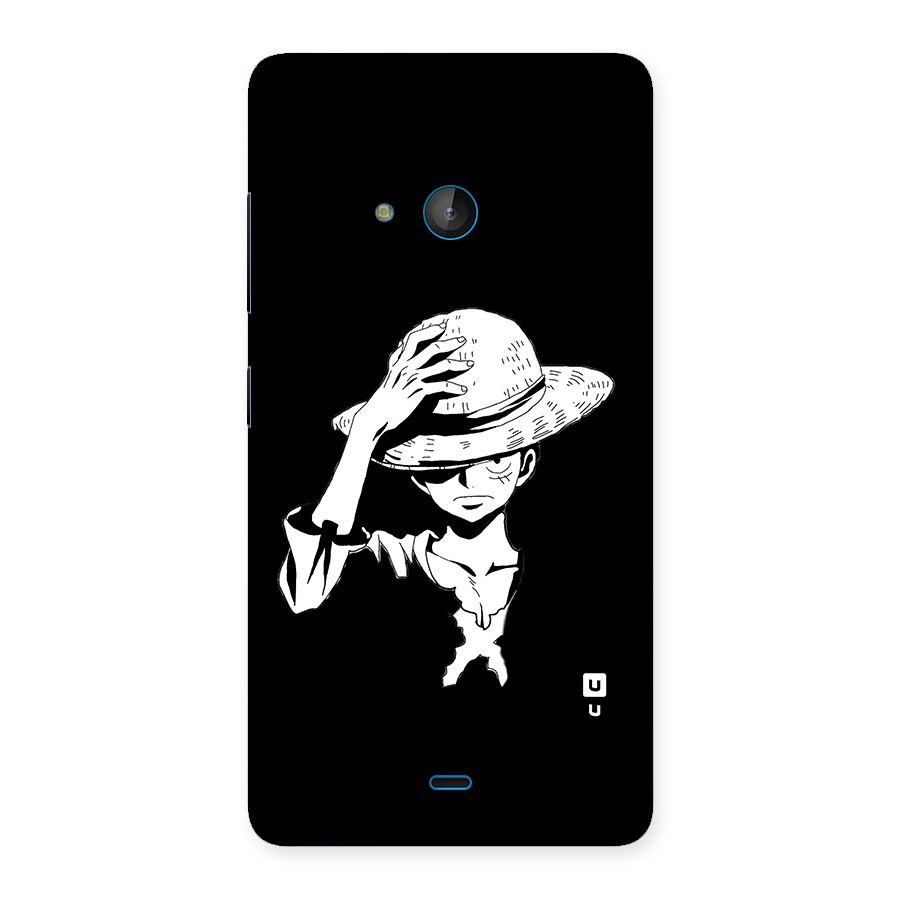 Anime One Piece Luffy Silhouette Back Case for Lumia 540