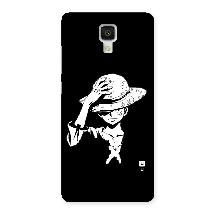 Anime One Piece Luffy Silhouette Back Case for Mi4