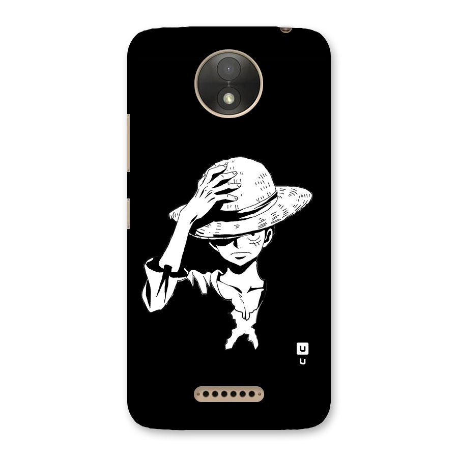 Anime One Piece Luffy Silhouette Back Case for Moto C Plus