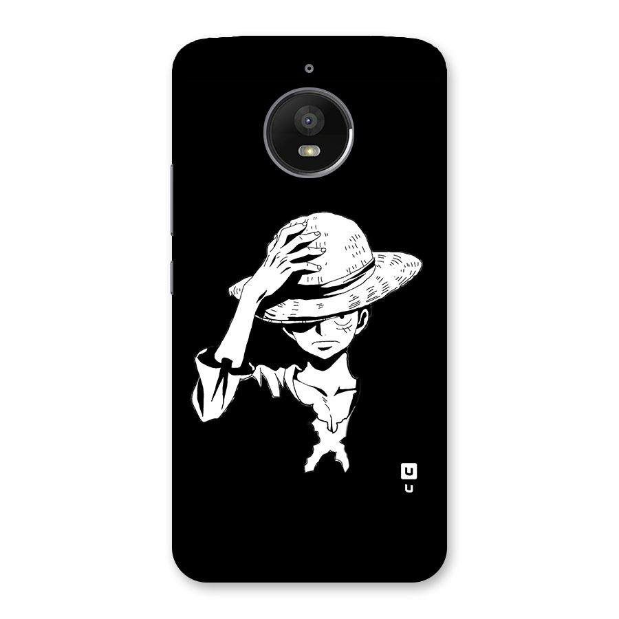 Anime One Piece Luffy Silhouette Back Case for Moto E4 Plus