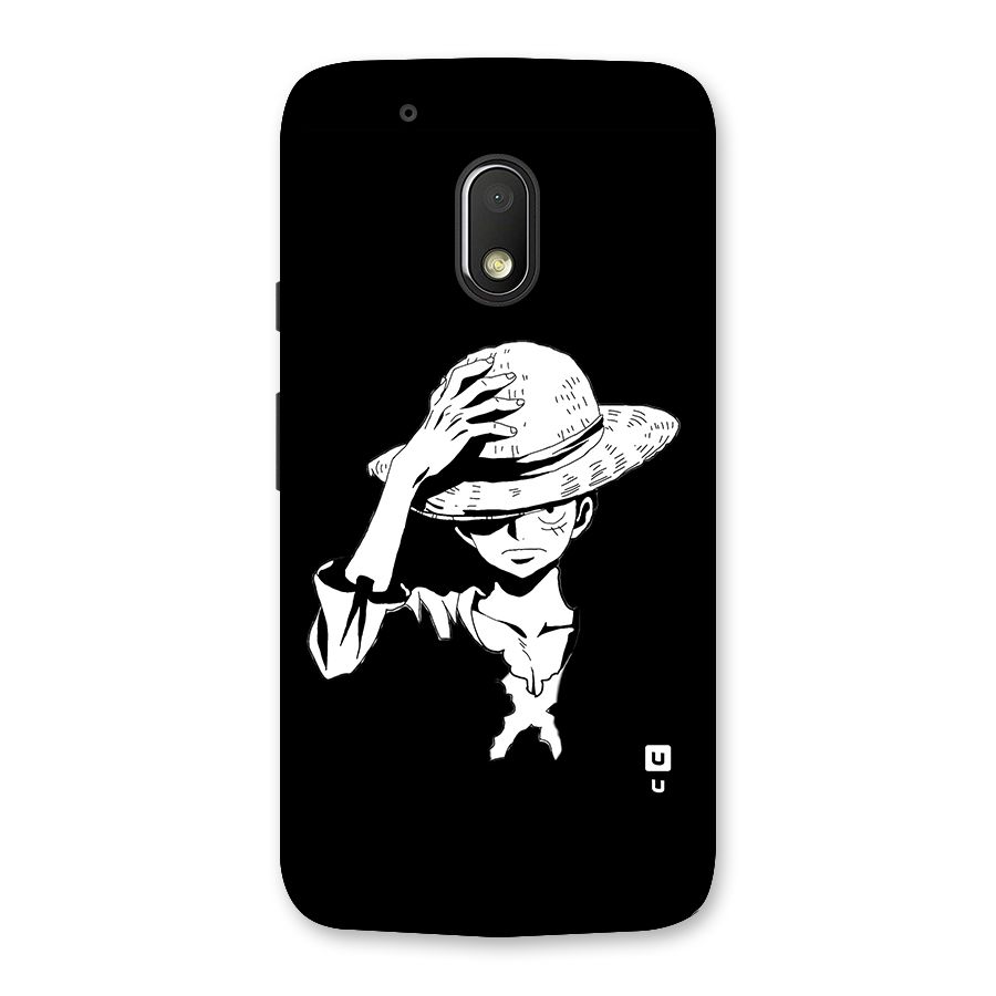Anime One Piece Luffy Silhouette Back Case for Moto G4 Play