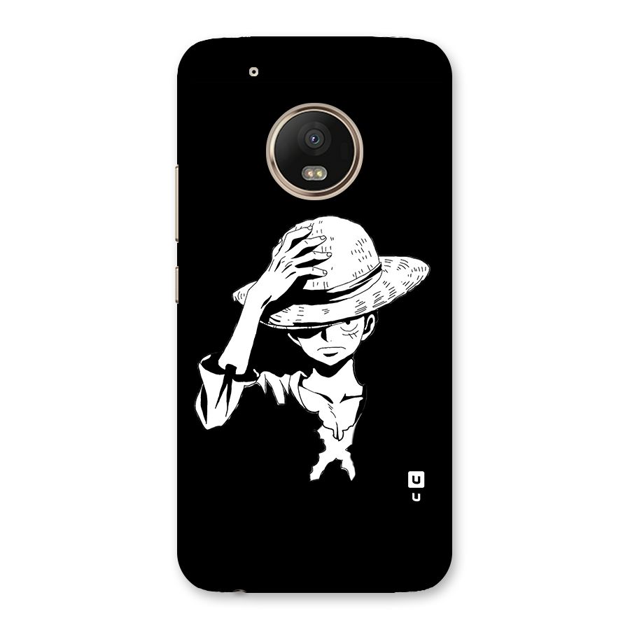 Anime One Piece Luffy Silhouette Back Case for Moto G5 Plus