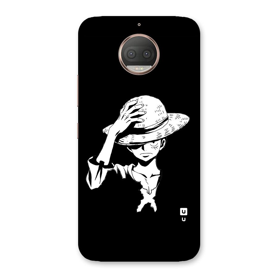 Anime One Piece Luffy Silhouette Back Case for Moto G5s Plus