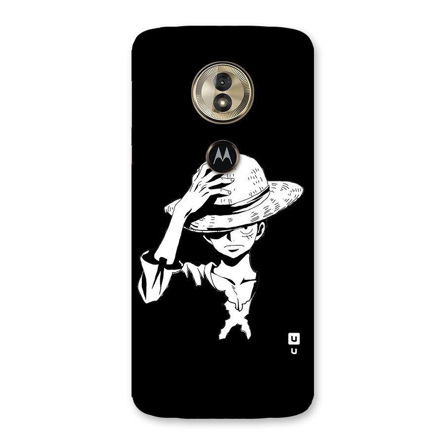 Anime One Piece Luffy Silhouette Back Case for Moto G6 Play