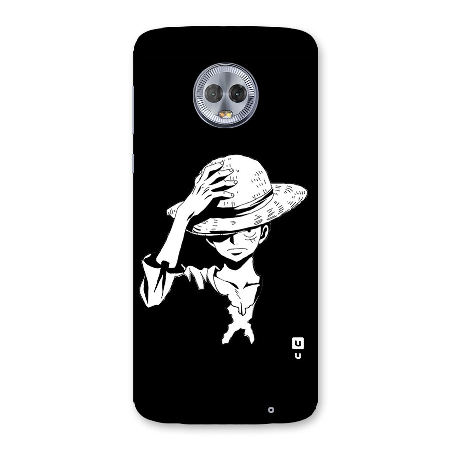 Anime One Piece Luffy Silhouette Back Case for Moto G6 Plus