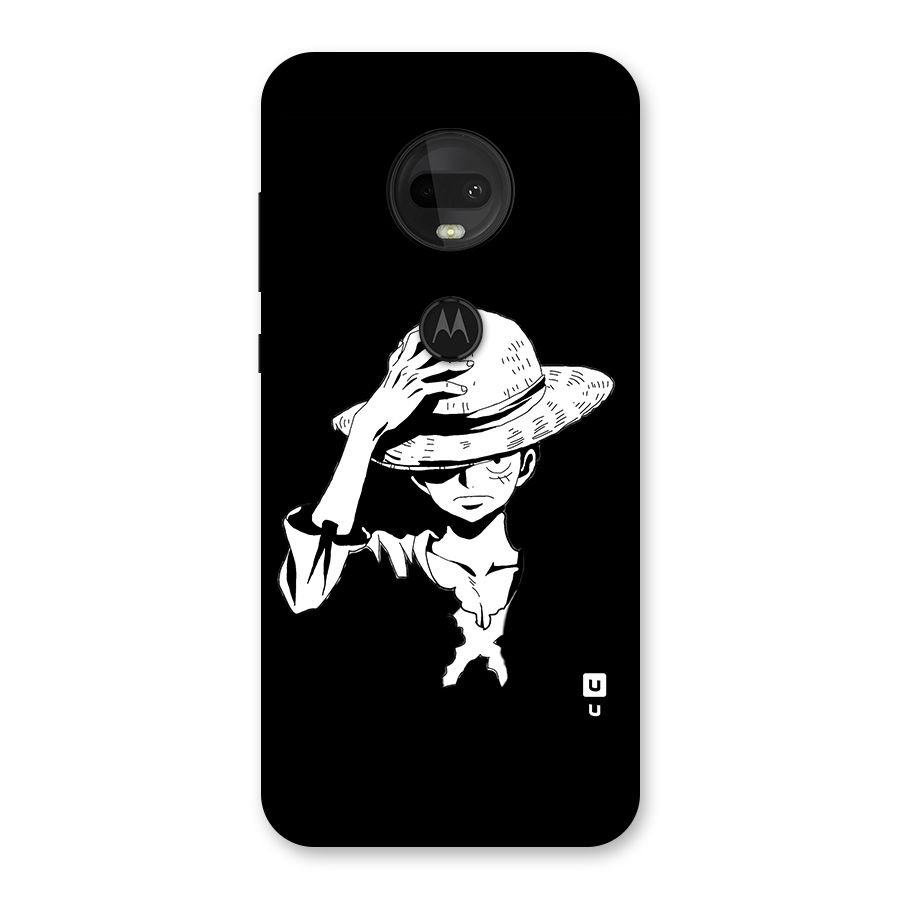 Anime One Piece Luffy Silhouette Back Case for Moto G7