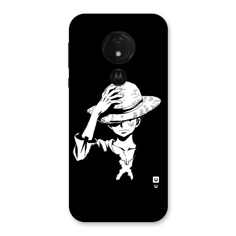 Anime One Piece Luffy Silhouette Back Case for Moto G7 Power