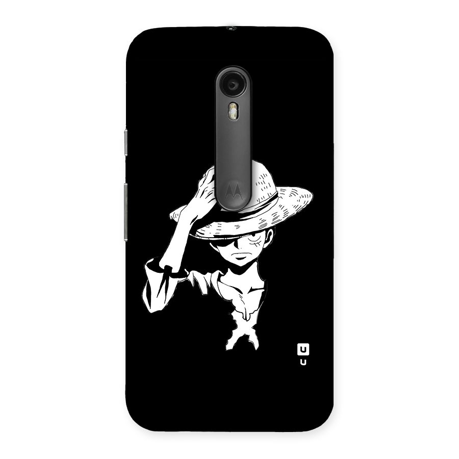 Anime One Piece Luffy Silhouette Back Case for Moto G Turbo