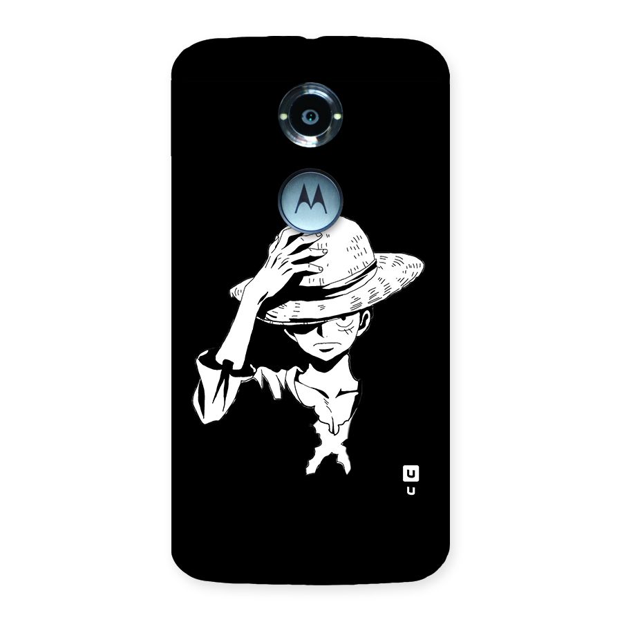 Anime One Piece Luffy Silhouette Back Case for Moto X2