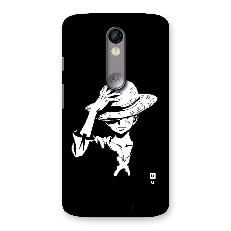 Anime One Piece Luffy Silhouette Back Case for Moto X Force
