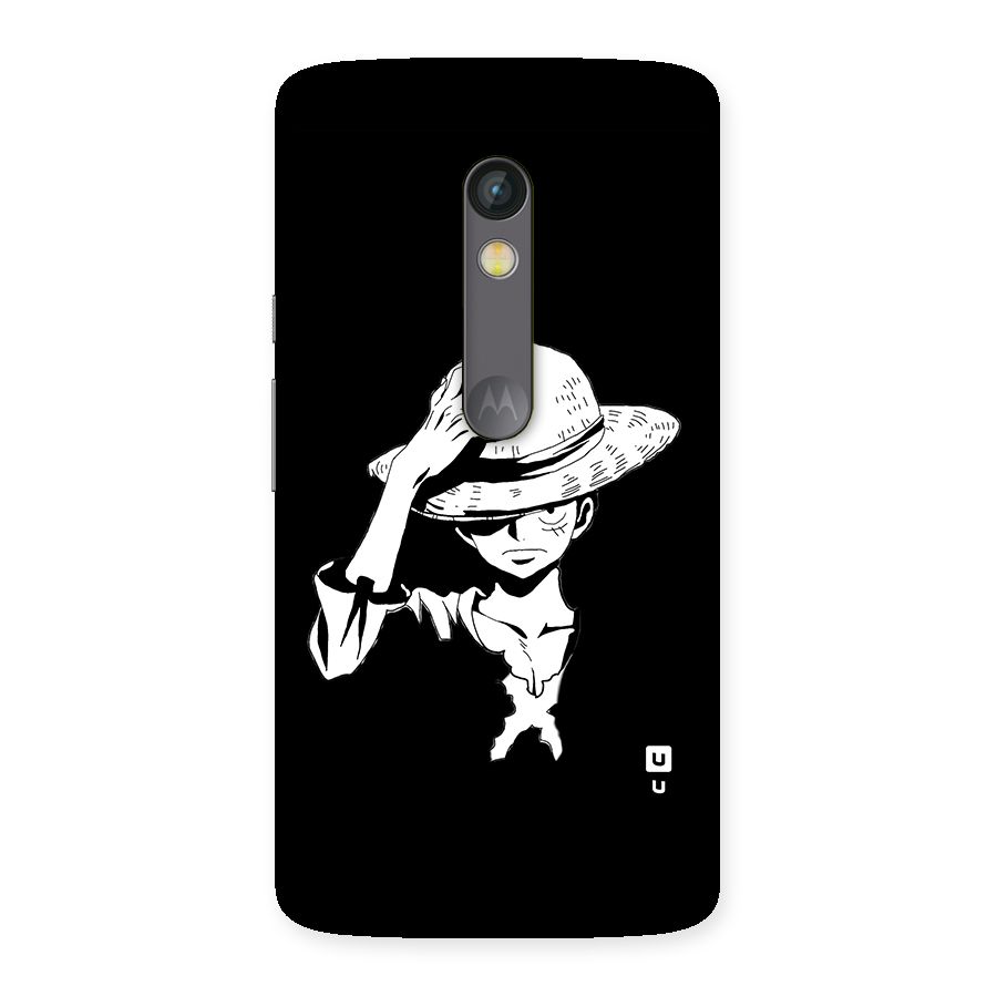Anime One Piece Luffy Silhouette Back Case for Moto X Play